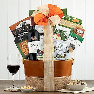 Estancia Cabernet: Gourmet Wine Gift Basket - GreatArrivals