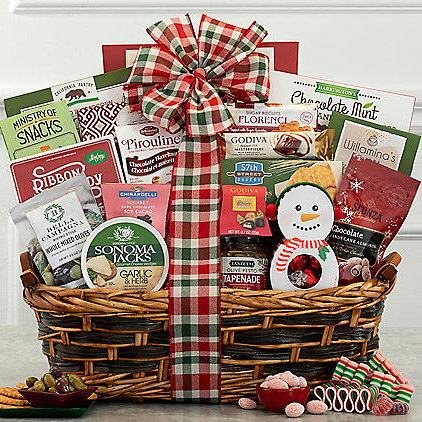 Winter Greetings: Gourmet Gift Basket - GreatArrivals