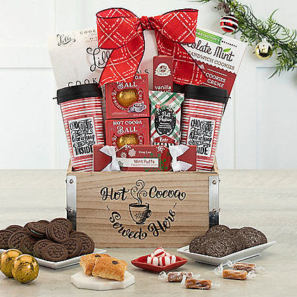 Holiday Cocoa Delights: Gourmet Gift Crate - GreatArrivals
