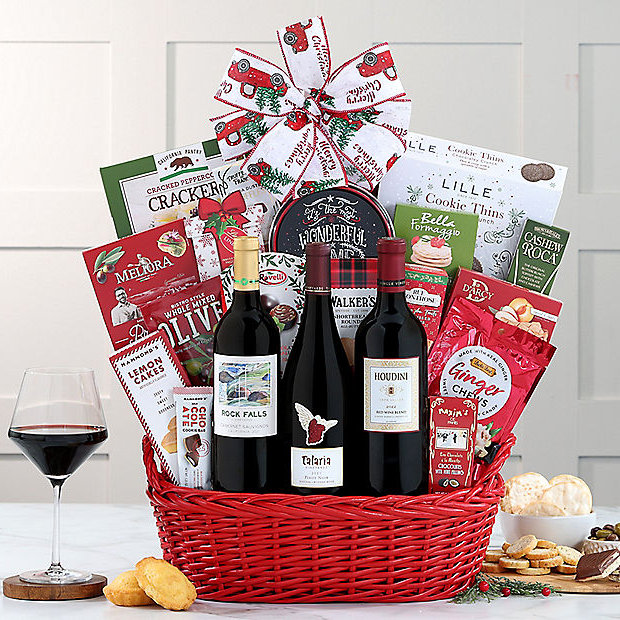 Red Wine Collection: Gourmet Gift Basket - GreatArrivals