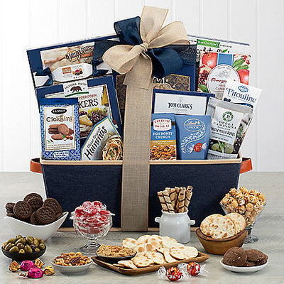 Festive Cheer: Gourmet Gift Basket - GreatArrivals