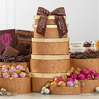 Godiva Holiday: Premium Chocolate Gift Tower - GreatArrivals
