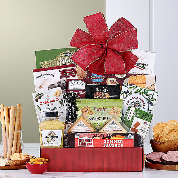 Tempting Cheese Delights: Gourmet Gift Basket