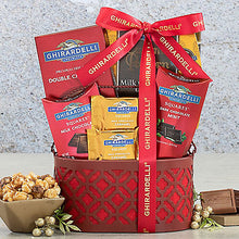 Ghirardelli Treasures: Premium Chocolate Gift Basket - GreatArrivals