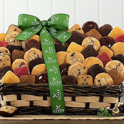 Sweet Bakery Selection: Brownies, Cookies & Cakes Gift Basket - GreatArrivals
