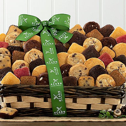 Sweet Bakery Selection: Brownies, Cookies & Cakes Gift Basket - GreatArrivals