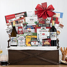 Rock Falls Red & White Duet: Wine Gift Basket - GreatArrivals