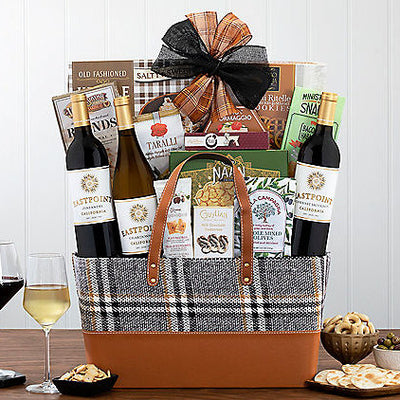Eastpoint Cellars Red & White Trio: Wine Gift Basket - GreatArrivals