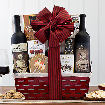 19 Crimes Australian Red Duet: Wine Gift Basket - GreatArrivals