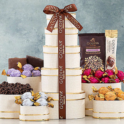 Grand Godiva: Premium Chocolate Gift Tower - GreatArrivals