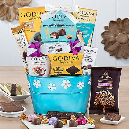 Divine Indulgence: Godiva Gift Basket - GreatArrivals