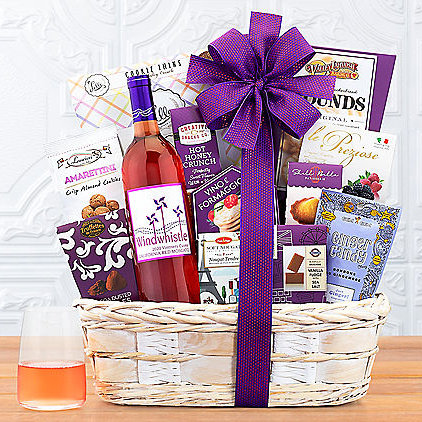 Windwhistle Red Moscato: Wine Gift Basket - GreatArrivals