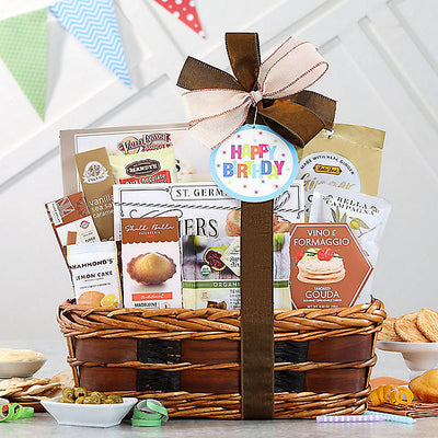 Happy Birthday Traditions: Gourmet  Gift Basket - GreatArrivals