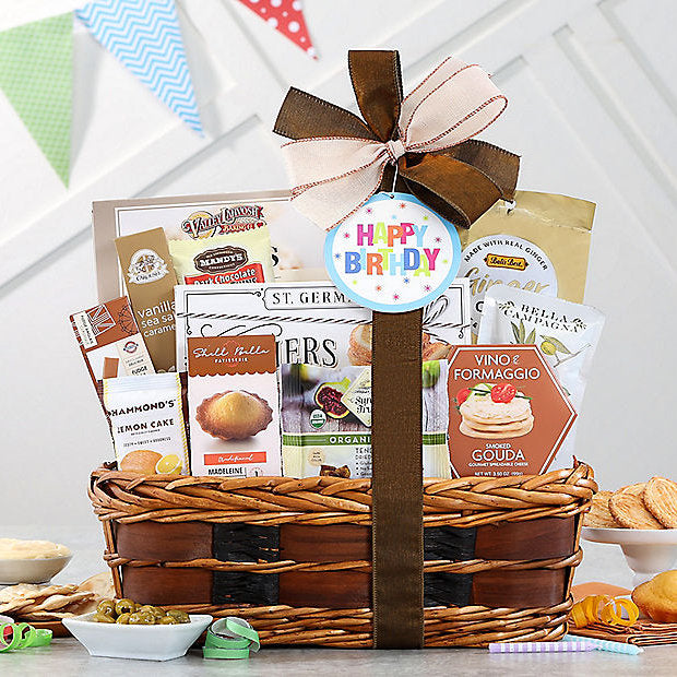 Happy Birthday Traditions: Gourmet  Gift Basket - GreatArrivals