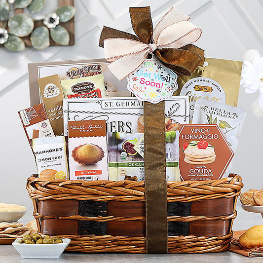 Get Well Traditions: Gourmet  Gift Basket - GreatArrivals