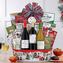Holiday Red & White Trio: Festive Gift Basket - GreatArrivals