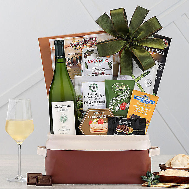 Cakebread Chardonnay: Gourmet Wine Basket - GreatArrivals