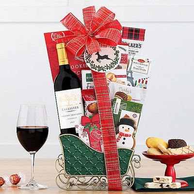 Callister Cellars Cabernet: Holiday Gift Sleigh - GreatArrivals