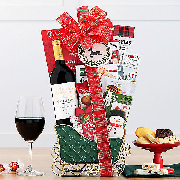 Callister Cellars Cabernet: Holiday Gift Sleigh - GreatArrivals