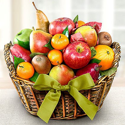Organic Collection: Fruit Gift Basket - GreatArrivals