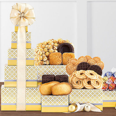Sweet Sophistication: Lindt Chocolate & Sweets Gift Tower - GreatArrivals