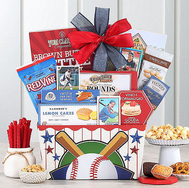 7th Inning Stretch: Baseball Gift Basket - Gift Basket - GreatArrivals