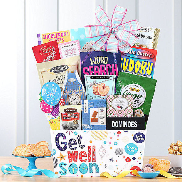 Deluxe Get Well Soon: Get Well Gift Basket - Gift Basket - GreatArrivals