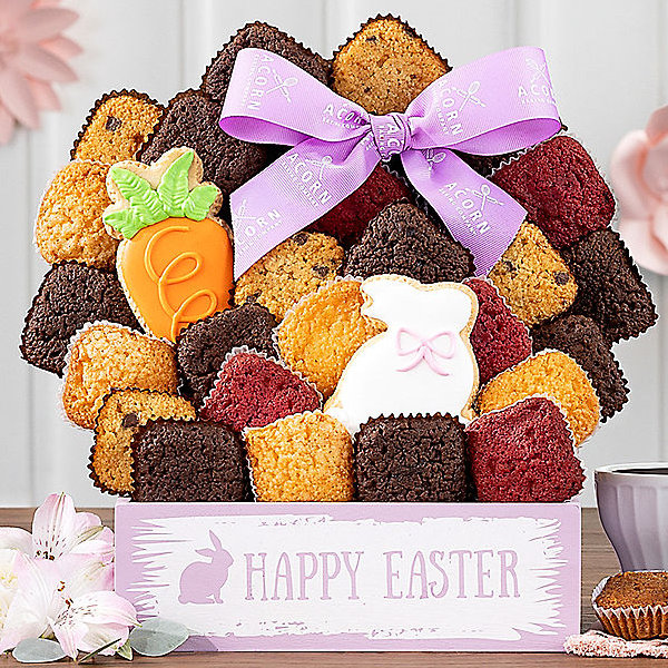 Easter Sweets: Cookie, Brownie & Cake Gift Crate - GreatArrivals