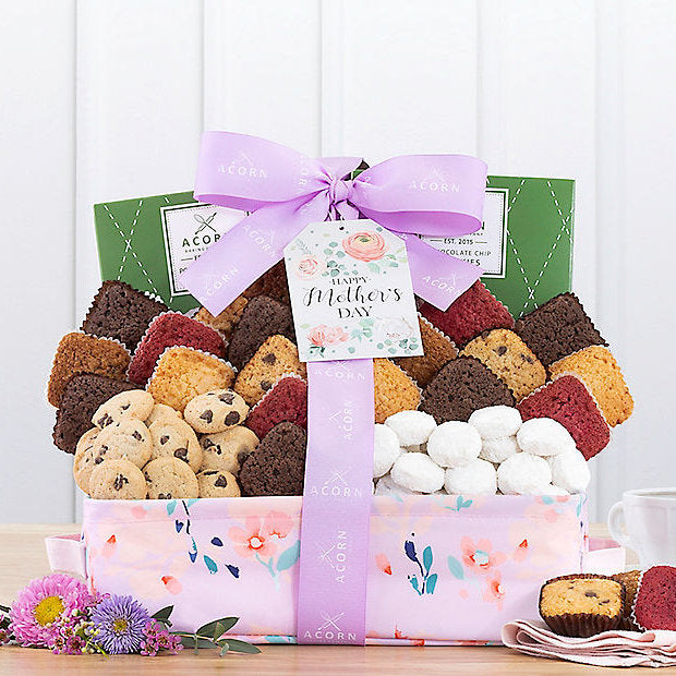 Happy Mother's Day: Cookie, Brownie & Cake Gift Box - GreatArrivals