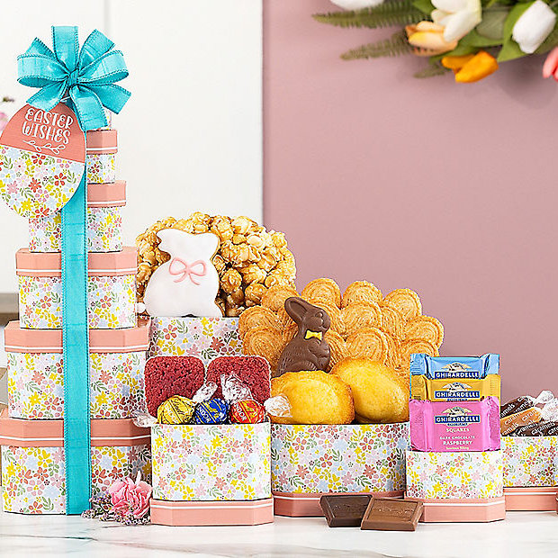 Springtime Delights: Gift Tower - GreatArrivals