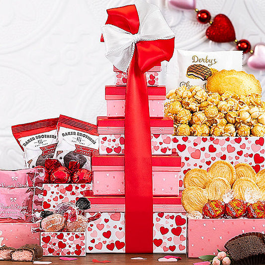 Tower of Hearts: Valentine's Day Gift Tower - GreatArrivals