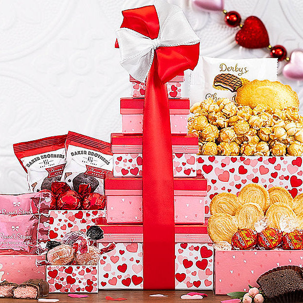 Tower of Hearts: Valentine's Day Gift Tower - GreatArrivals
