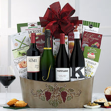 Vineyard Collection: Red & White Gift Basket - GreatArrivals