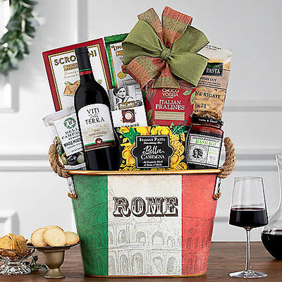Viti Della Terra Sangiovese: Italian Wine Basket - GreatArrivals