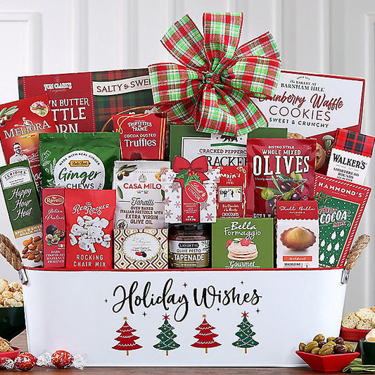 Holiday Delights: Gourmet Gift Basket - GreatArrivals
