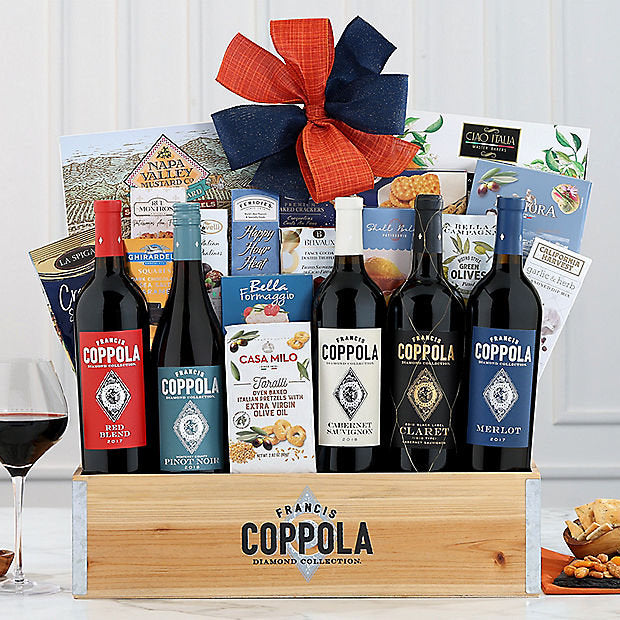 Francis Ford Coppola Tasting Room: Wine Gift Basket - GreatArrivals