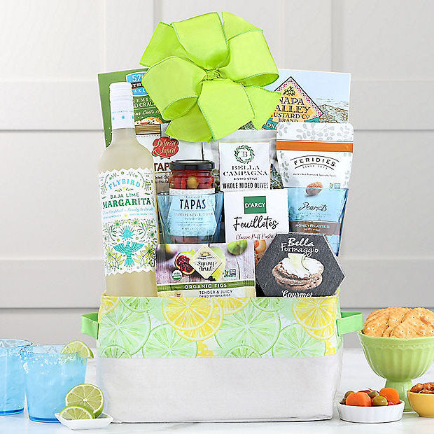 It's Margarita Time: Cocktail Gift Basket - GreatArrivals