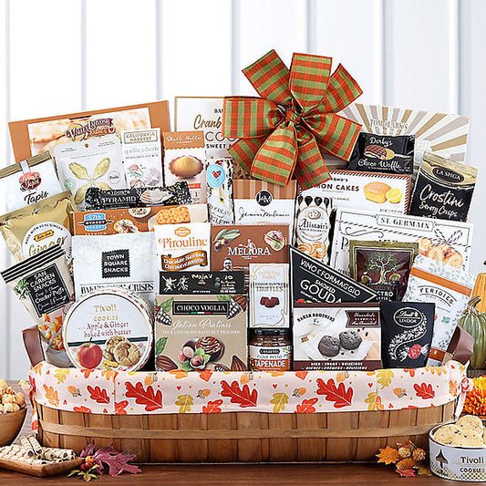 Bountiful Harvest: Fall Gourmet Gift Basket - GreatArrivals