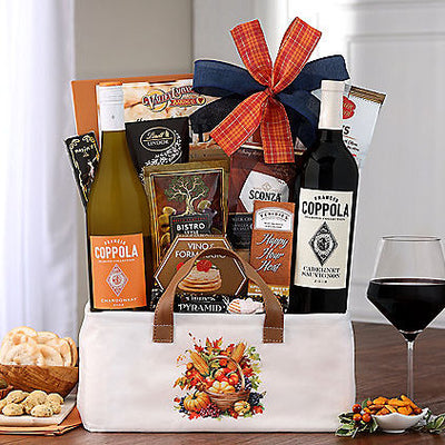 Francis Ford Coppola Duet: Harvest Wine Gift Basket - GreatArrivals
