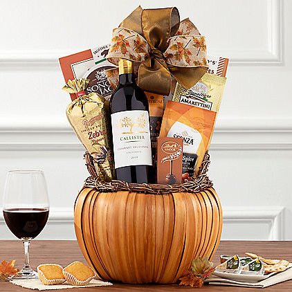 Callister Cellars Cabernet: Fall Wine Gift Basket - GreatArrivals