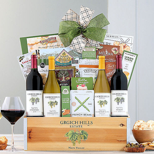 Grgich Hills Napa Valley Quartet: Premium Wine Basket - GreatArrivals