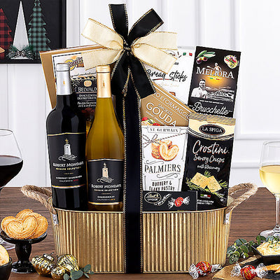 Robert Mondavi Private Selection Duet: Wine Gift Basket - GreatArrivals