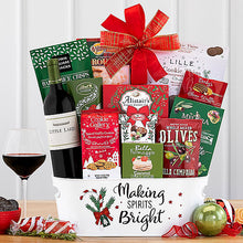 Little Lakes Merlot: Holiday Wine Basket - GreatArrivals