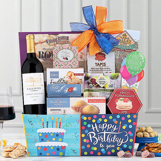 Callister Cellars Cabernet: Birthday Gift Basket - GreatArrivals