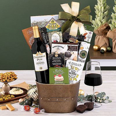 Crossridge Peak Cabernet: Wine Gift Basket - GreatArrivals