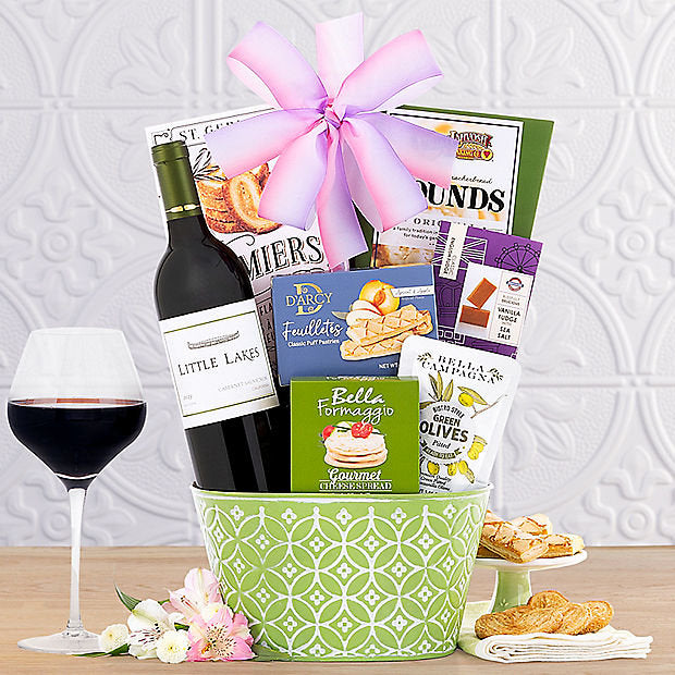Little Lakes Cabernet: Wine Gift Basket - GreatArrivals