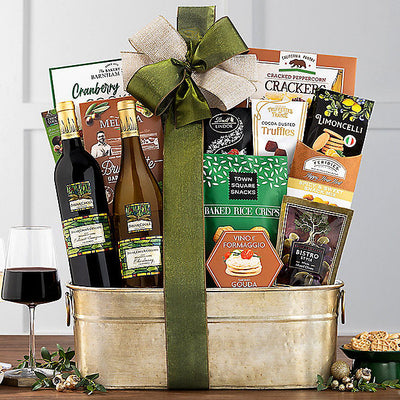 Briar Creek Duet: Gourmet Wine Basket - GreatArrivals