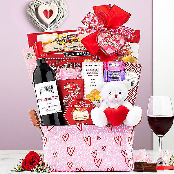 Vintners Path Cabernet: Valentine's Day Wine Basket