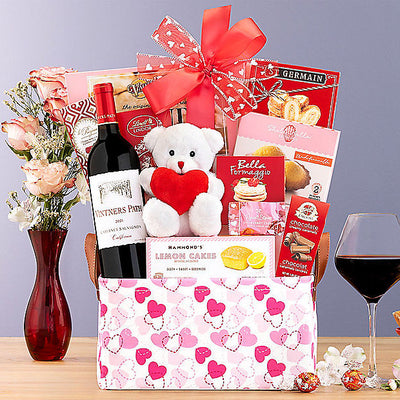 Vintners Path Cabernet: Valentine's Day Wine Basket - GreatArrivals