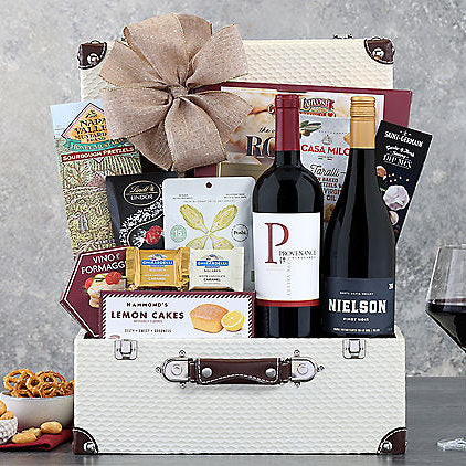Provenance Cabernet & Nielson Pinot Noir: Wine Gift Basket - GreatArrivals
